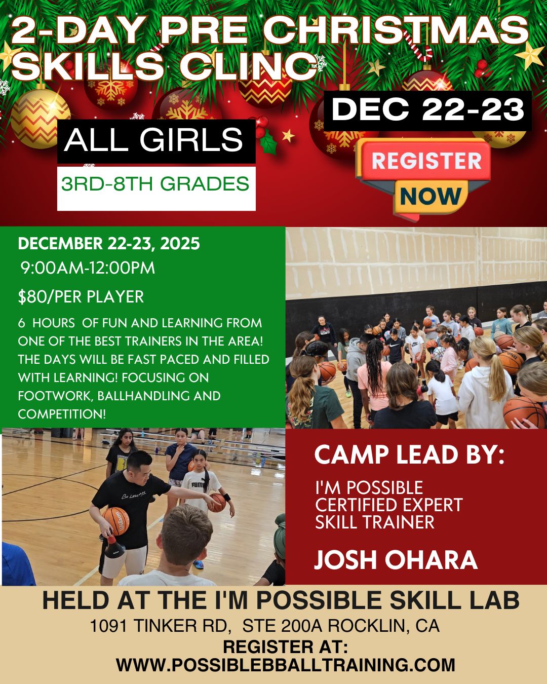 2025 PreChristmas Clinic